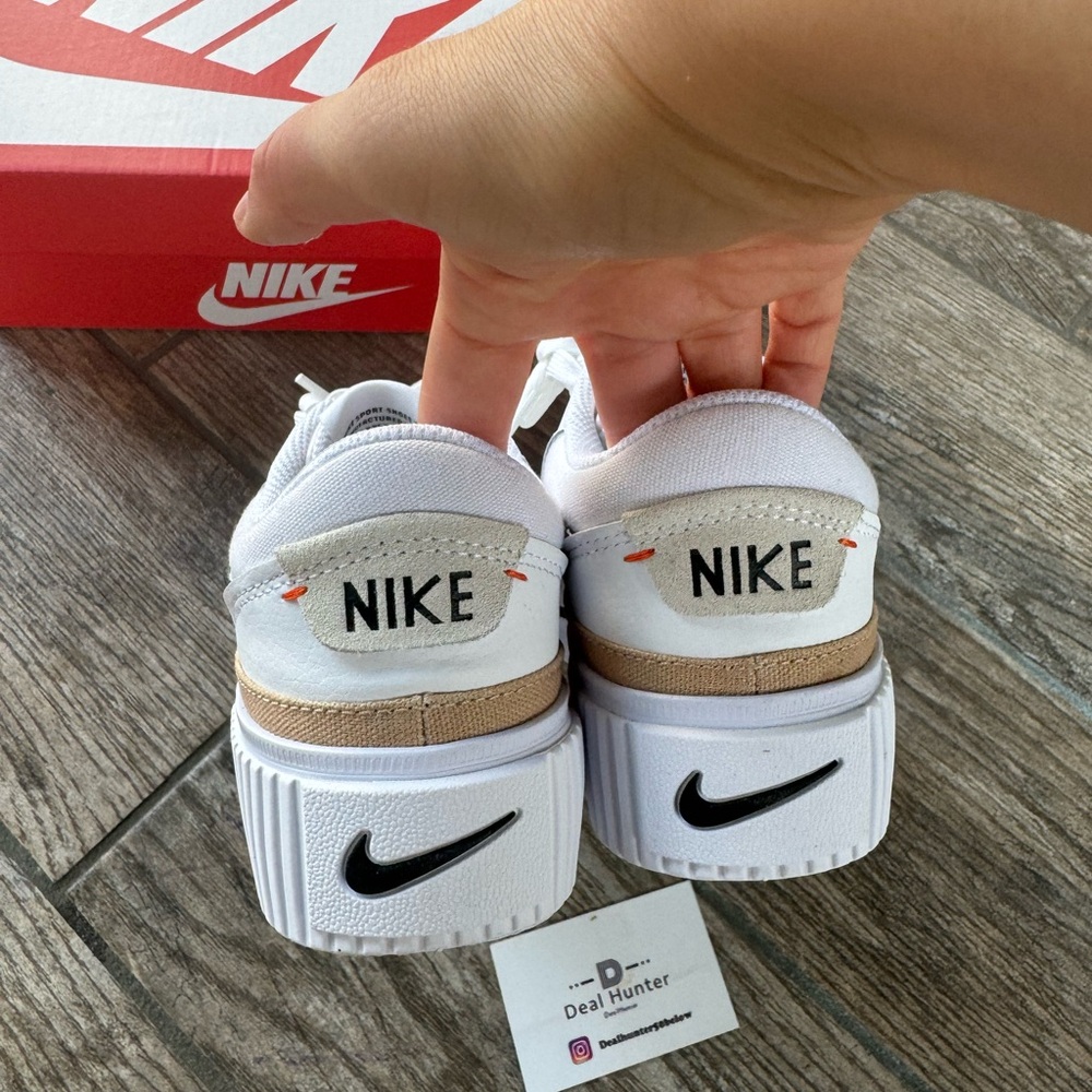 Brand New Nike Court Legacy Lift Platform Women Shoes DM7590 100 - Picture 11 of 16